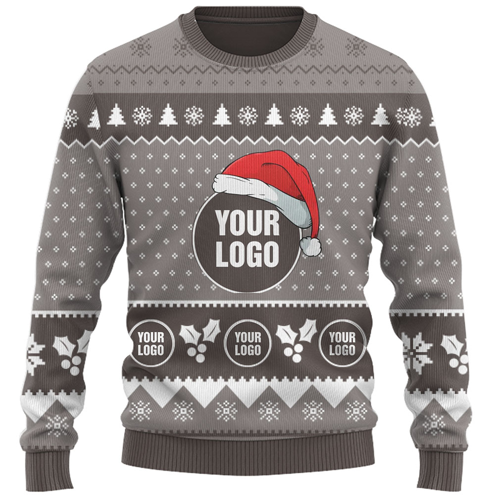 Customized Your Logo Christmas Sweater 4